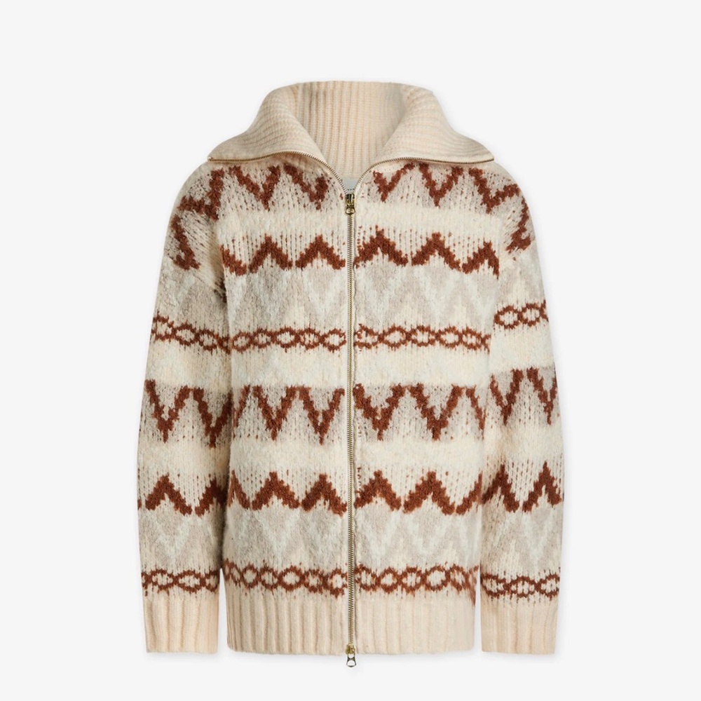 Varley Brooke Fairisle Knit Jacket